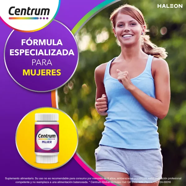 Centrum - Mujer Multivitamínico con Vitaminas y Minerales - Imagen 2